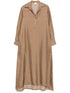 pinstriped maxi dress